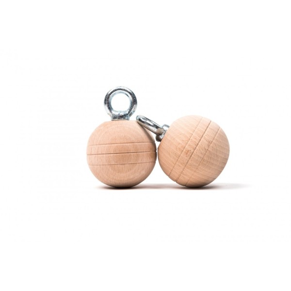 Training - eXballs 8 wood (7.2cm) (pair)