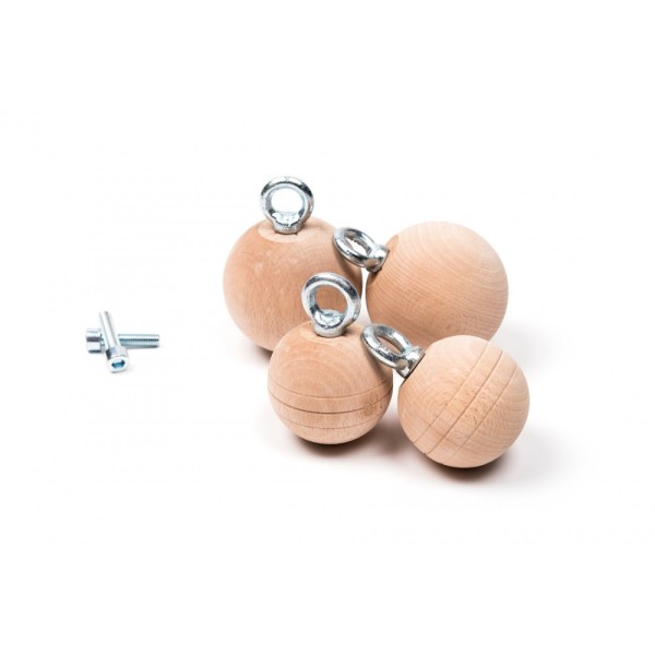 Training - eXballs 8 wood (7.2cm) (pair) 2