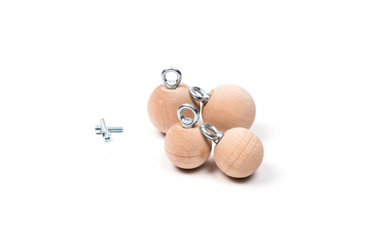 Training - eXballs 10 wood (9.2cm) (pair)