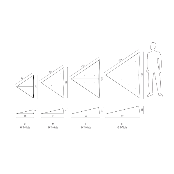 Triangle - Flat 80° M