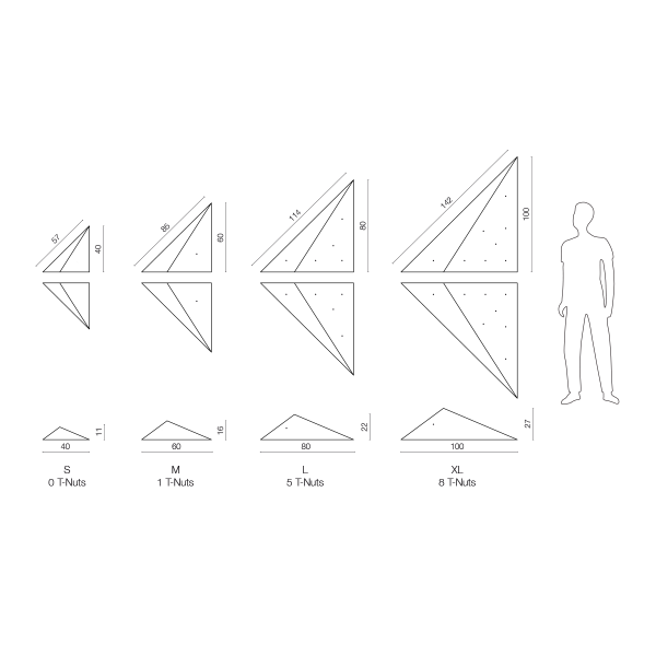 Triangle - Half Chava pair XL