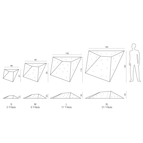 Rectangle - Rumba Low XL