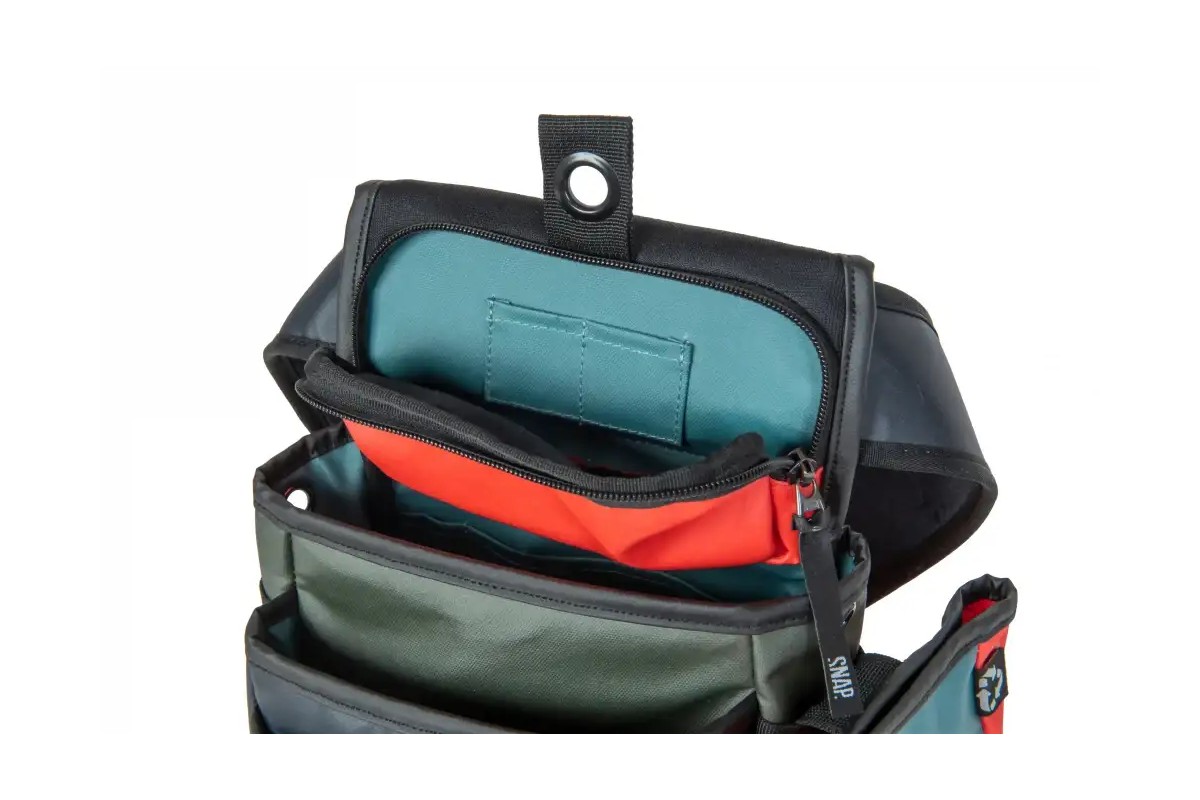 RS Tool Bag - Grenadine & dark khaki