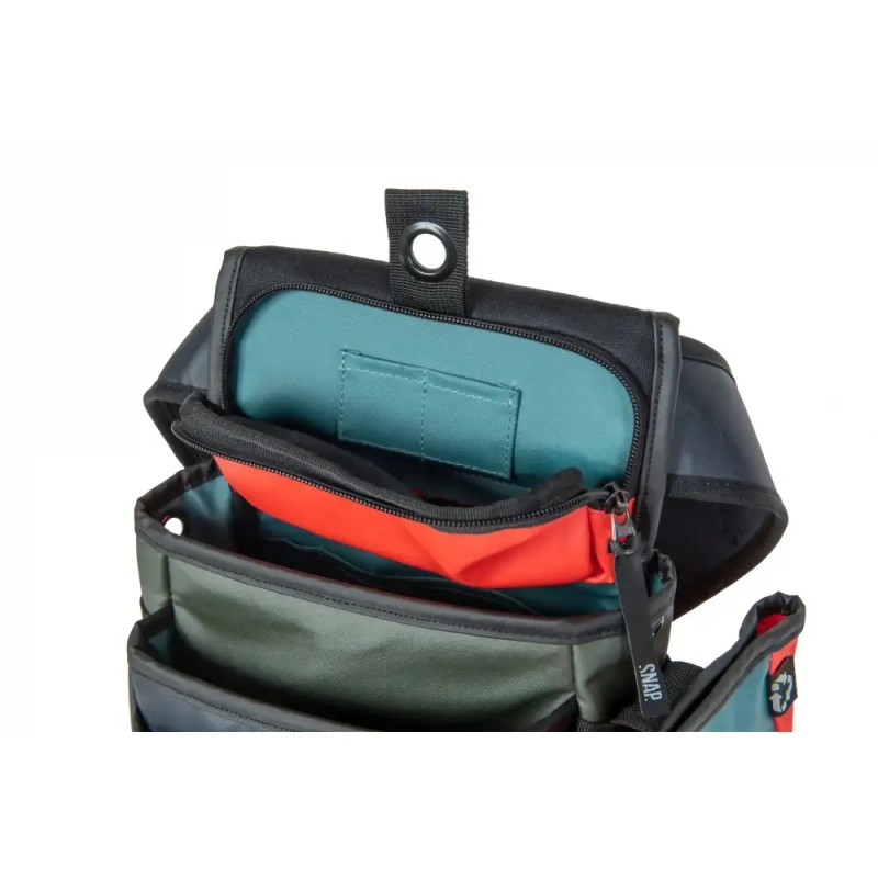 RS Tool Bag - Grenadine & dark khaki