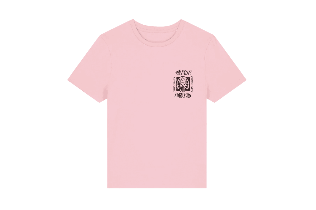 T-shirt / Flower Fist T Pink