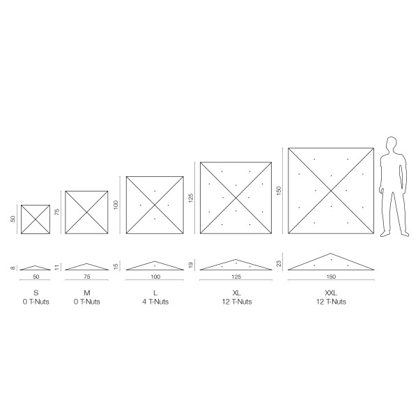 Rectangle - Square Flat XL