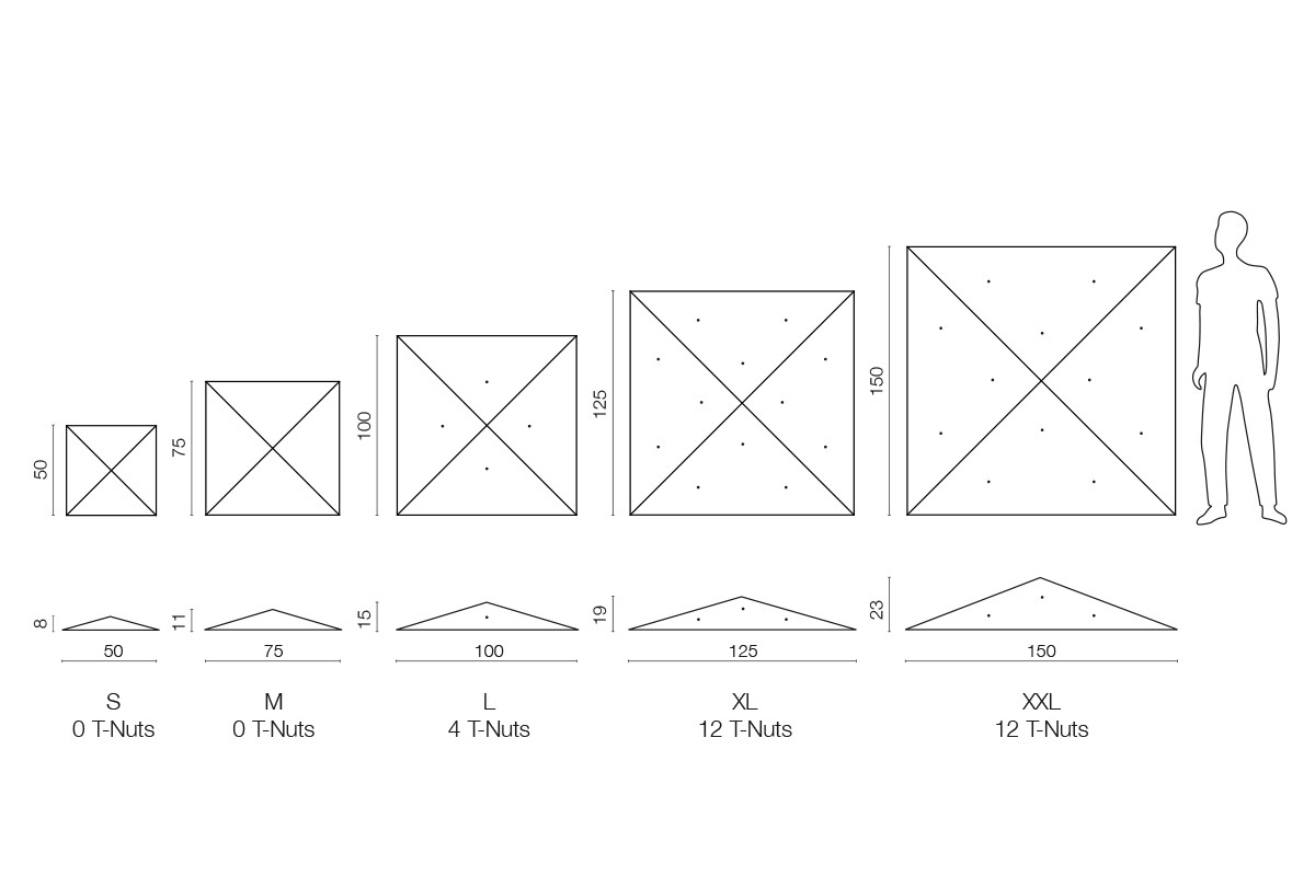 Rectangle - Square Flat XL