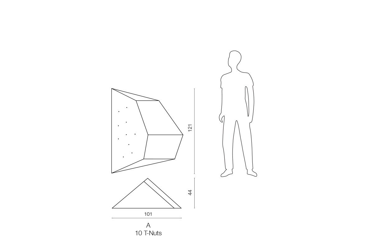 Stackable - Gamma 40° Right