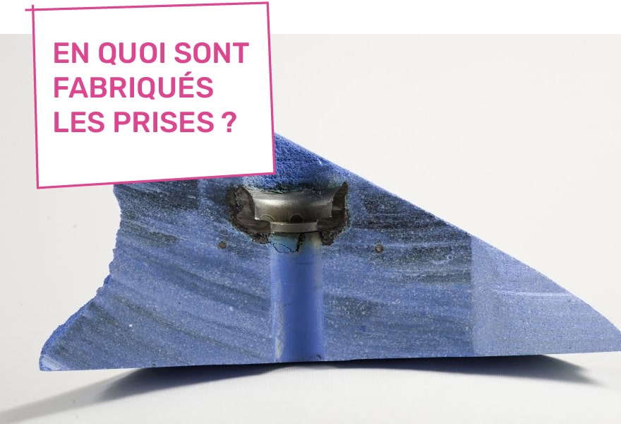En quoi sont fabriqués les prises d'escalade